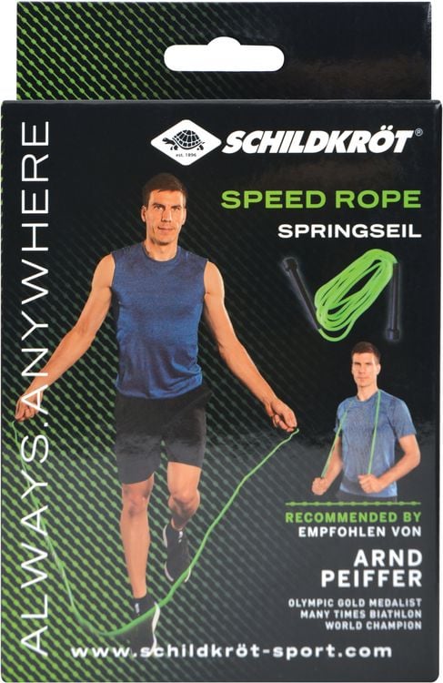 Produktbild: Springseil Speed, schwarz-limegreen