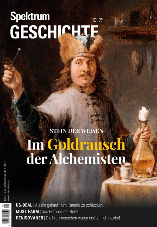 Produktbild: Spektrum Geschichte 3/2025 - Im Goldrausch der Alchemisten