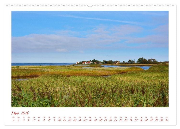 Produktbild: Aar&ouml; - Perle im kleinen Belt (Wandkalender 2026 DIN A2 quer), CALVENDO Monatskalender