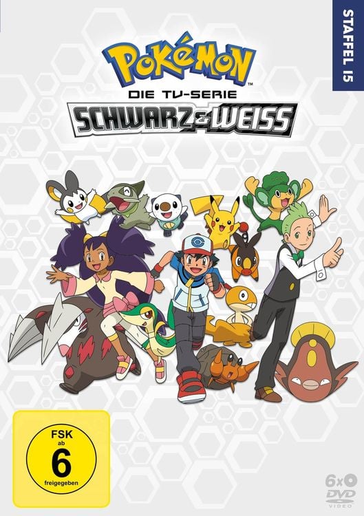 Produktbild: Pokémon - Die TV-Serie: Schwarz und Weiß - Staffel 15 [6 DVDs]