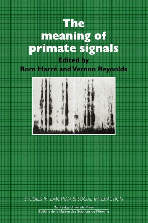 Produktbild: The Meaning of Primate Signals