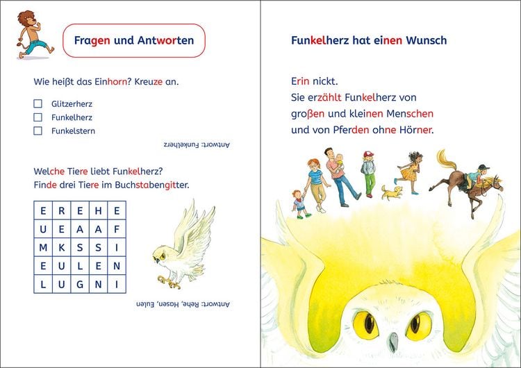 Produktbild: Lesel&ouml;wen 1. Klasse - Eine Freundin f&uuml;r das kleine Einhorn