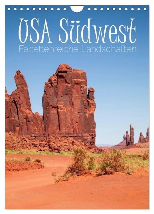 Produktbild: USA S&uuml;dwest Facettenreiche Landschaften (Wandkalender 2026 DIN A4 hoch), CALVENDO Monatskalender