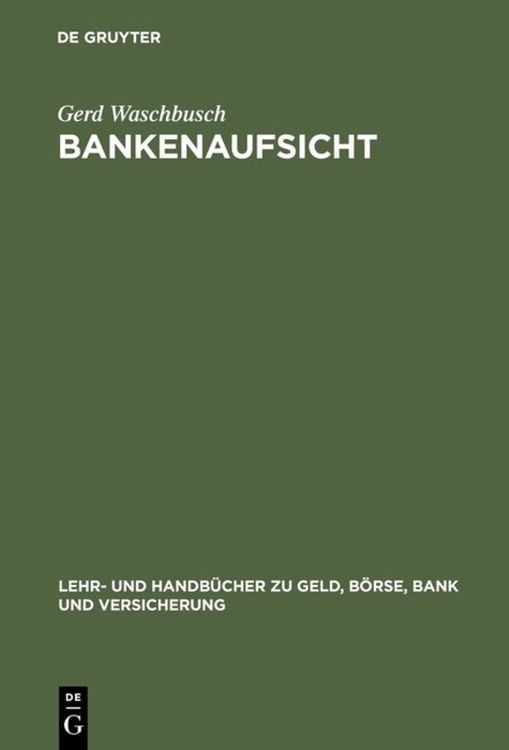 Produktbild: Bankenaufsicht