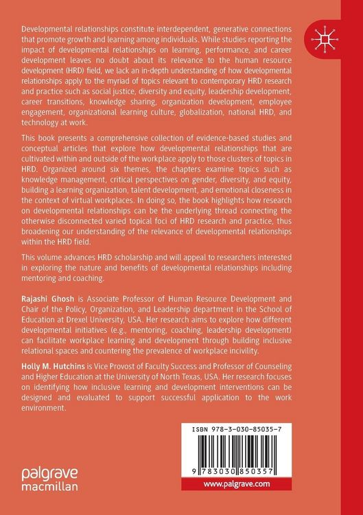 Produktbild: HRD Perspectives on Developmental Relationships