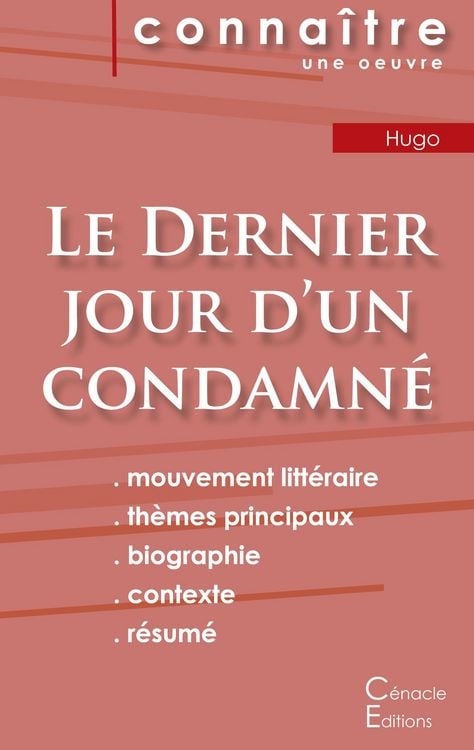 Produktbild: Fiche de lecture Le Dernier jour d'un condamn&eacute; de Victor Hugo (Analyse litt&eacute;raire de r&eacute;f&eacute;rence et r&eacute;sum&eacute; complet)