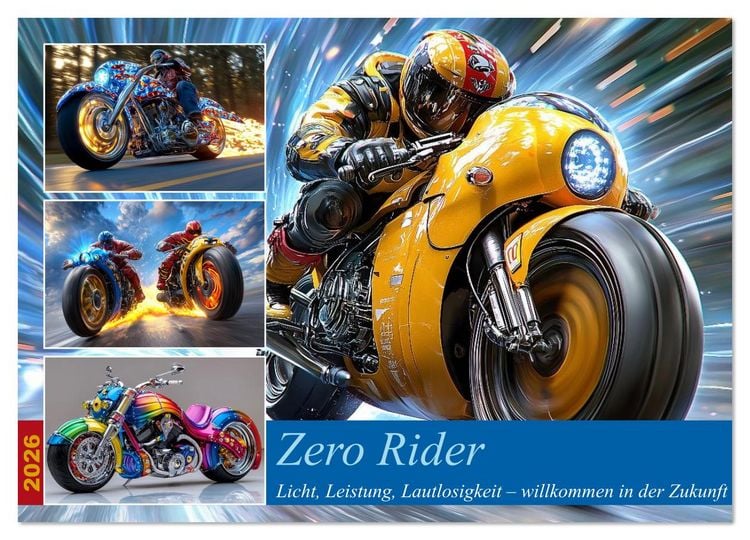 Produktbild: Zero Rider (Wandkalender 2026 DIN A3 quer), CALVENDO Monatskalender