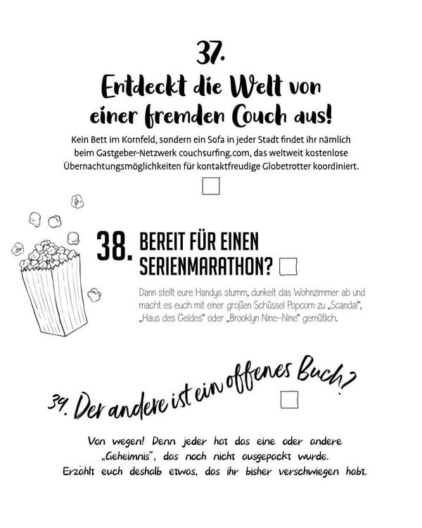 Produktbild: Die NEUE Bucket List f&uuml;r Paare