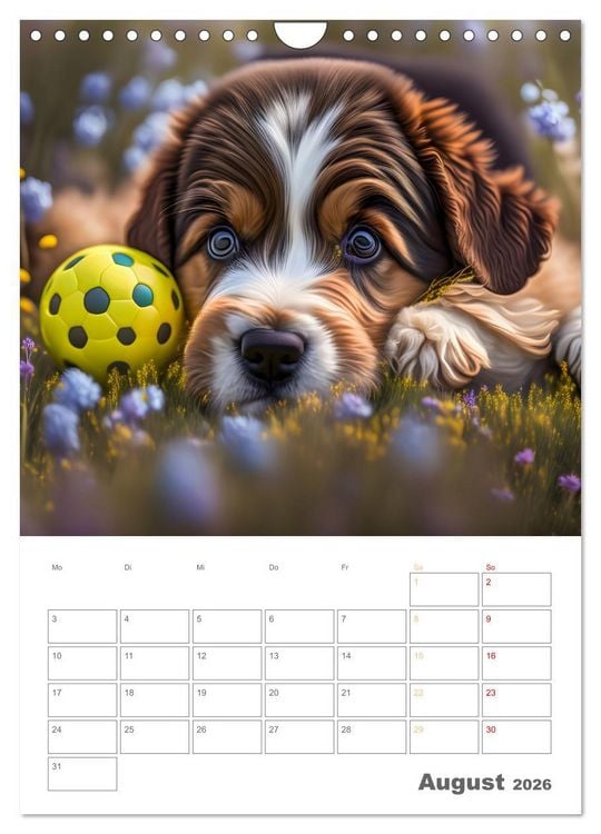 Produktbild: Liebenswerte Hunde und Katzen (Wandkalender 2026 DIN A4 hoch), CALVENDO Monatskalender