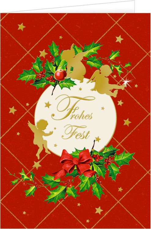 Produktbild: Weihnachtskarten mit Kuvert, sort. (Weihnachtswunder)