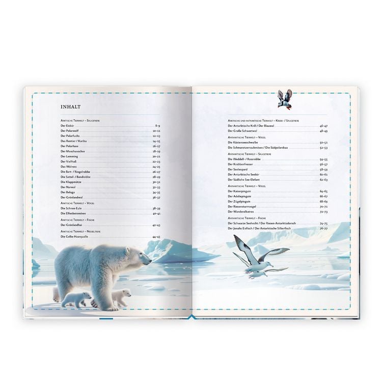 Produktbild: TR&Ouml;TSCH - Kinderbuch Das gro&szlig;artige Buch der Polartiere| Ab 8 Jahren