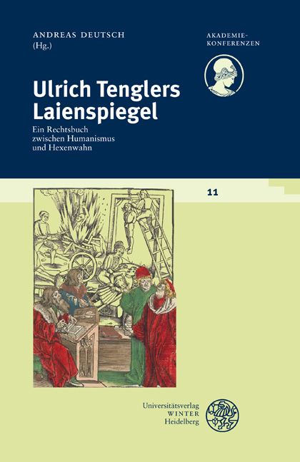 Produktbild: Schriftenreihe des Deutschen Rechtsw&ouml;rterbuchs / Ulrich Tenglers Laienspiegel
