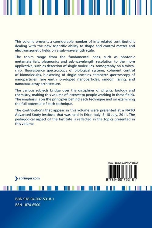 Produktbild: Nano-Optics for Enhancing Light-Matter Interactions on a Molecular Scale