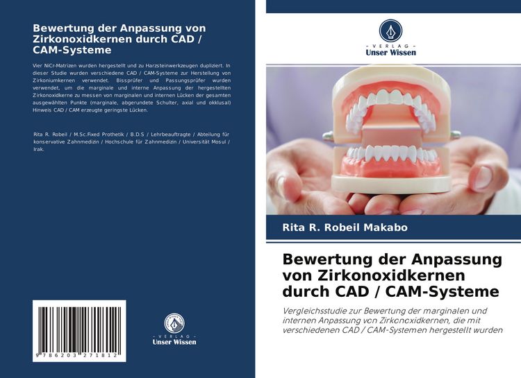 Produktbild: Bewertung der Anpassung von Zirkonoxidkernen durch CAD / CAM-Systeme