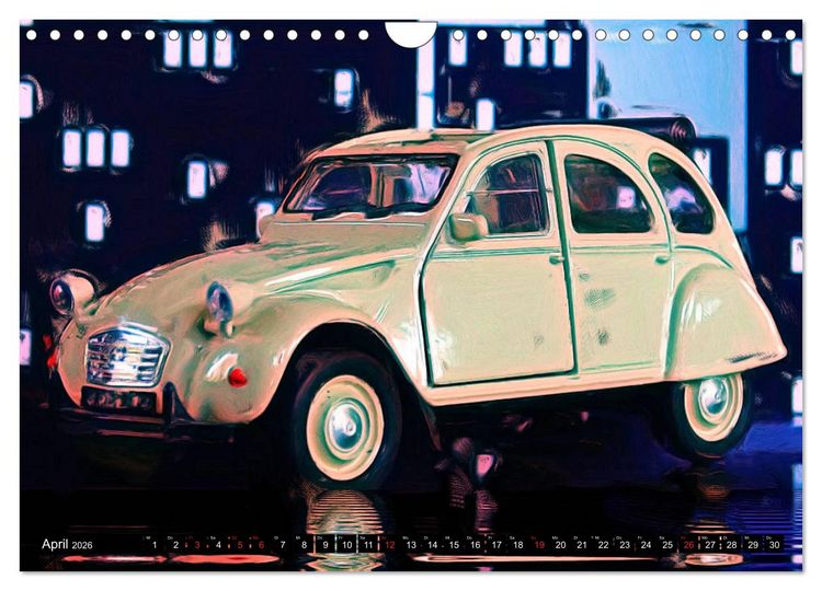 Produktbild: 70 Jahre 2CV (Wandkalender 2026 DIN A4 quer), CALVENDO Monatskalender