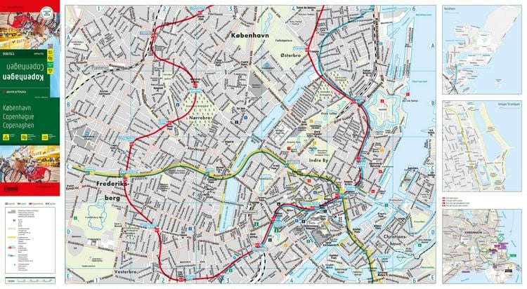 Produktbild: freytag & berndt Innenstadtplan Kopenhagen 1:10.000