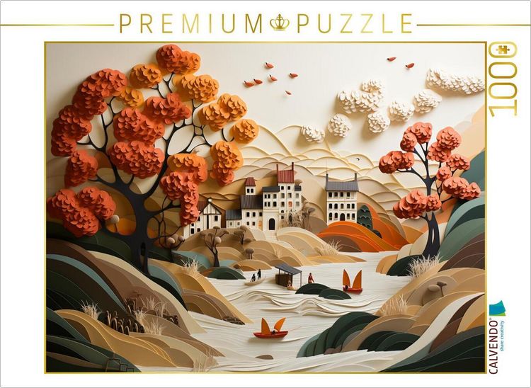 Produktbild: CALVENDO Puzzle Ein Motiv aus dem Kalender Paper Art | 1000 Teile Lege-Gr&ouml;&szlig;e 64x48cm Foto-Puzzle f&uuml;r gl&uuml;ckliche Stunden