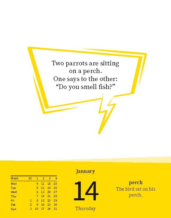 Produktbild: Langenscheidt Sprachkalender A Joke a Day 2027