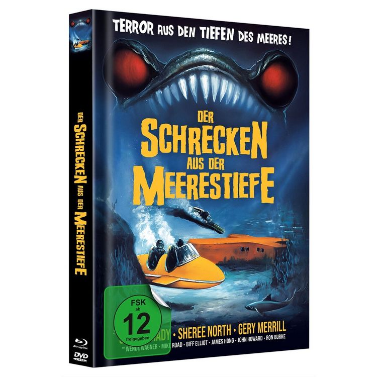 Produktbild: Der Schrecken aus der Meerestiefe - Mediabook - Cover D - 3 Disc Edition (Blu-ray+DVD+CD)