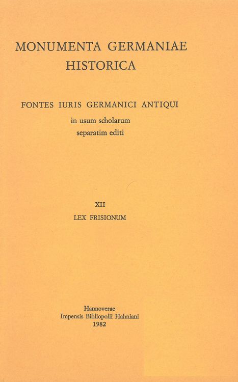 Produktbild: Lex Frisionum