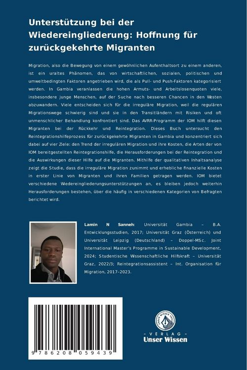 Produktbild: Unterst&uuml;tzung bei der Wiedereingliederung: Hoffnung f&uuml;r zur&uuml;ckgekehrte Migranten