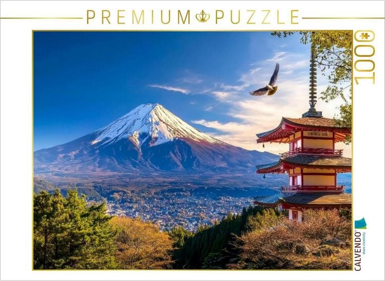 Produktbild: CALVENDO Puzzle Fuji, Japan | 1000 Teile Lege-Gr&ouml;&szlig;e 64x48cm Foto-Puzzle f&uuml;r gl&uuml;ckliche Stunden