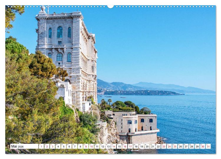 Produktbild: Monaco - Reiseziel am Mittelmeer (Wandkalender 2026 DIN A2 quer), CALVENDO Monatskalender