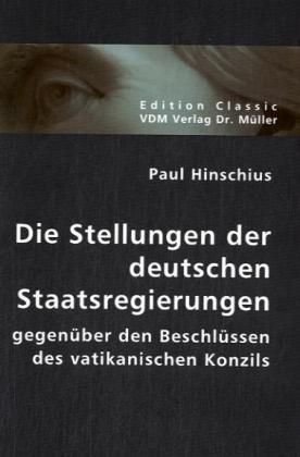 Produktbild: Die Stellungen der deutschen Staatsregierungen