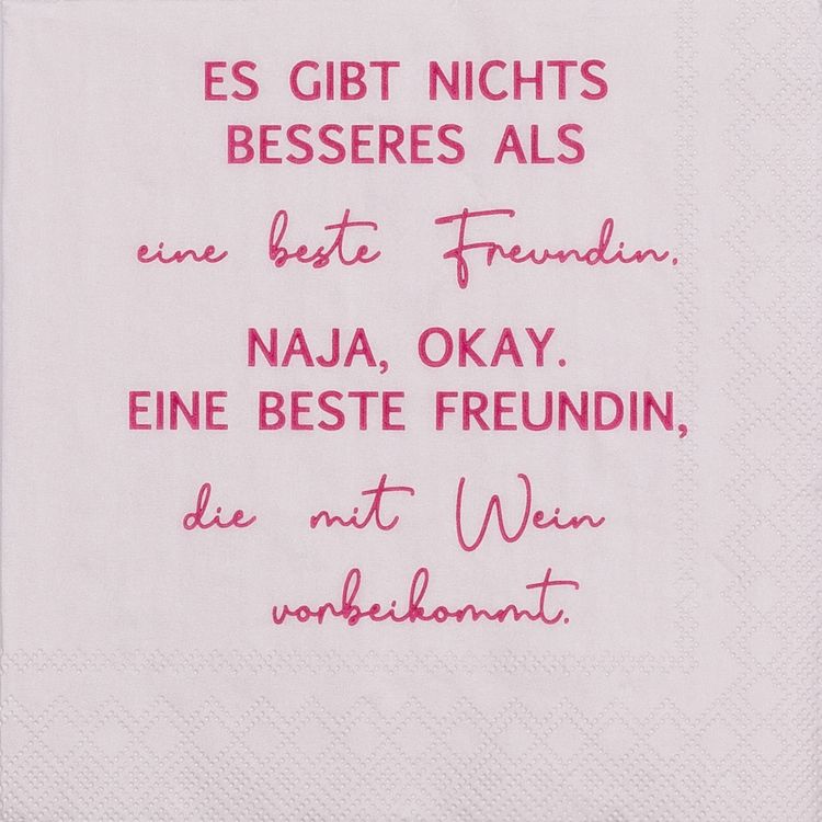 Produktbild: R&auml;der Cocktailserviette "Es gibt nichts Besseres als&hellip;"