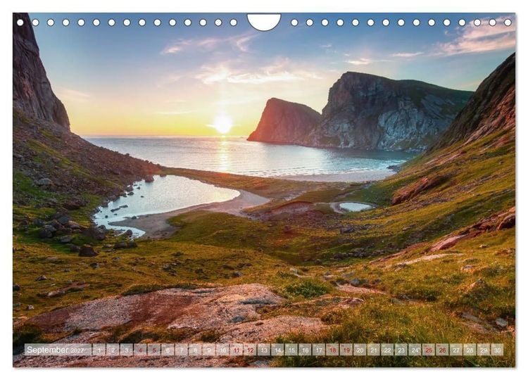 Produktbild: Land. Licht. Meer. (Wandkalender 2027 DIN A4 quer), CALVENDO Monatskalender