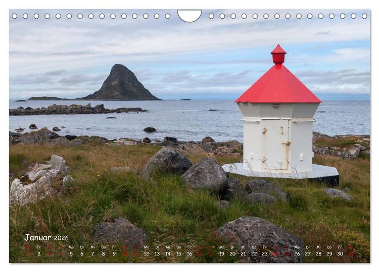 Produktbild: VESTERALEN UND LOFOTEN - Inselparadies im Eismeer (Wandkalender 2026 DIN A4 quer), CALVENDO Monatskalender