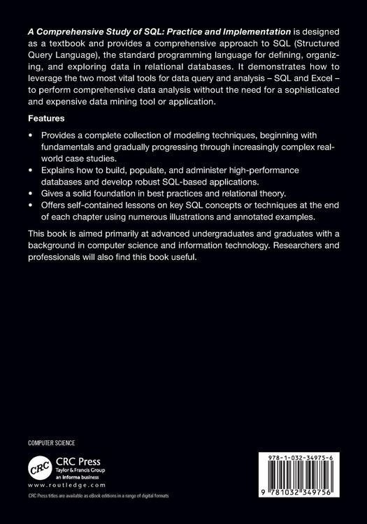 Produktbild: A Comprehensive Study of SQL