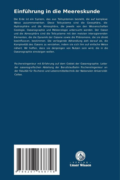 Produktbild: Einf&uuml;hrung in die Meereskunde