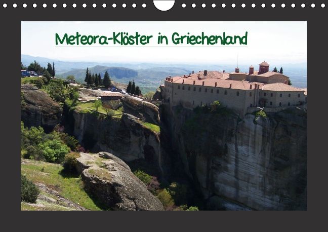 Produktbild: Meteora-Kl&ouml;ster in Griechenland (Wandkalender immerw&auml;hrend DIN A4 quer)