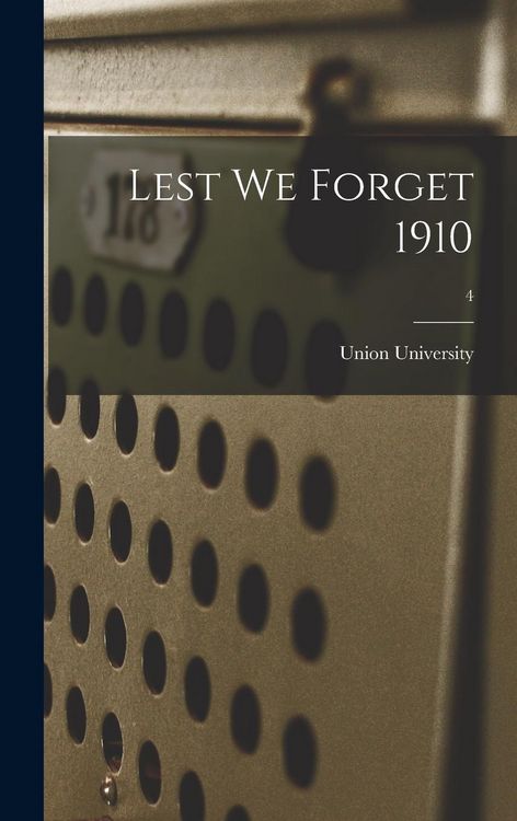 Produktbild: Lest We Forget 1910; 4