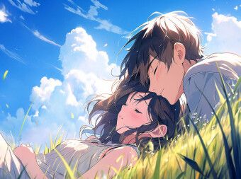 Produktbild: CALVENDO Puzzle Lass uns zusammen tr&auml;umen - P&auml;rchen im Manga Style | 2000 Teile Lege-Gr&ouml;&szlig;e 90x67cm Foto-Puzzle f&uuml;r gl&uuml;ckliche Stunden