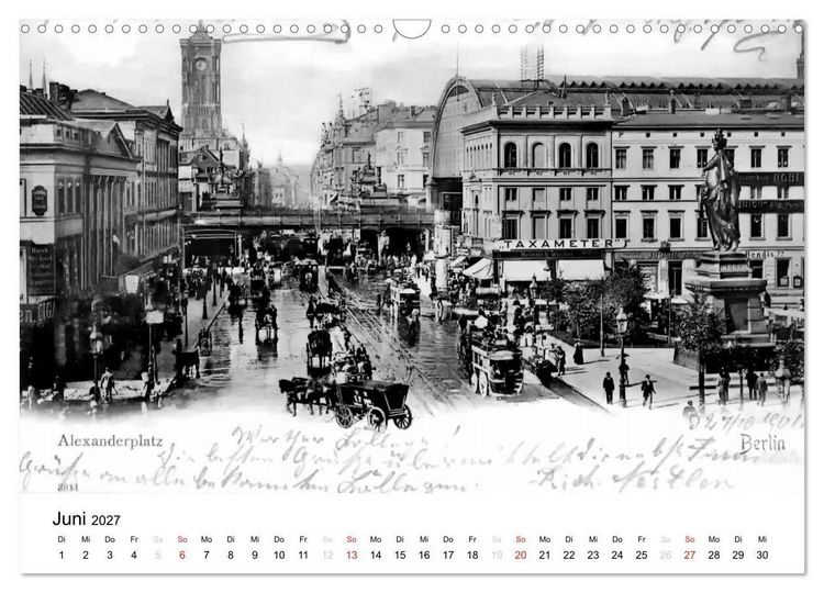 Produktbild: Gr&uuml;&szlig;e aus dem alten Berlin (Wandkalender 2027 DIN A3 quer), CALVENDO Monatskalender