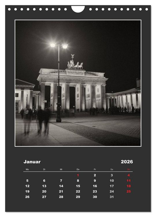 Produktbild: Berlin - Portrait einer Stadt (Wandkalender 2026 DIN A4 hoch), CALVENDO Monatskalender