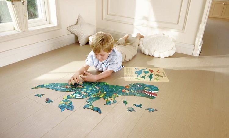 Produktbild: Hape Schimmerpuzzle "Dinosaurier"