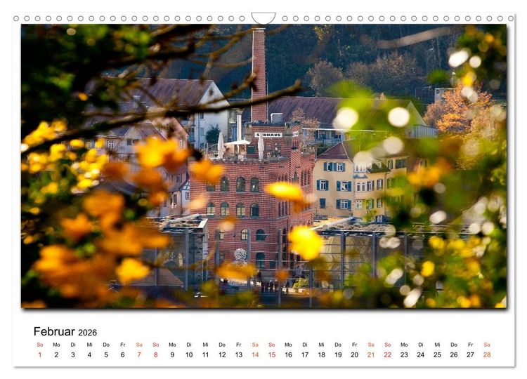 Produktbild: Aus der Ferne: Schw&auml;bisch Hall 2026 (Wandkalender 2026 DIN A3 quer), CALVENDO Monatskalender