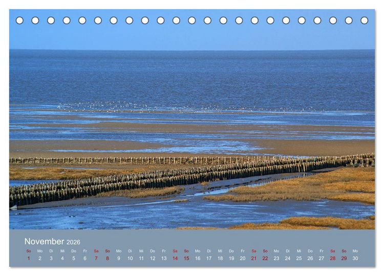 Produktbild: Westerhever (Tischkalender 2026 DIN A5 quer), CALVENDO Monatskalender