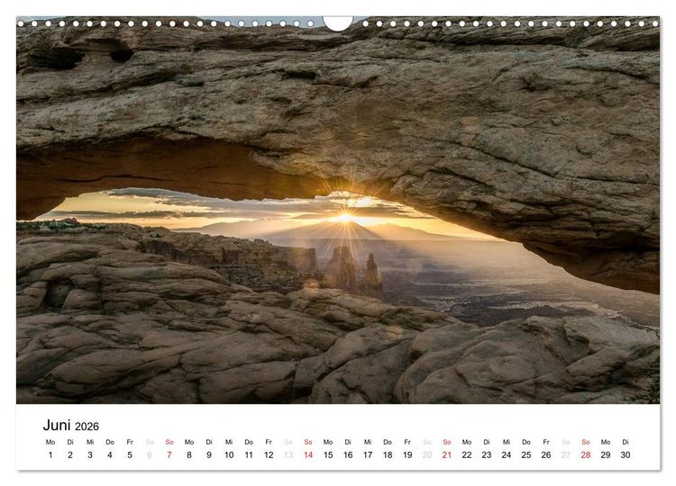 Produktbild: Nationalparks in Utah (Wandkalender 2026 DIN A3 quer), CALVENDO Monatskalender
