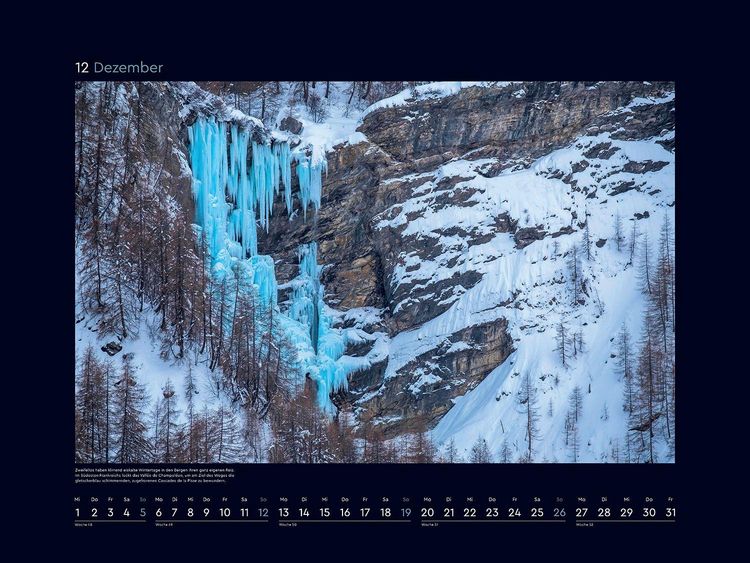 Produktbild: Faszinierende Alpen - KUNTH Wandkalender 2027