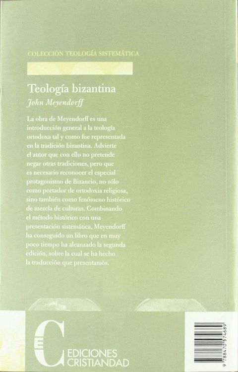 Produktbild: Teolog&iacute;a bizantina : corrientes hist&oacute;ricas y temas doctrinales