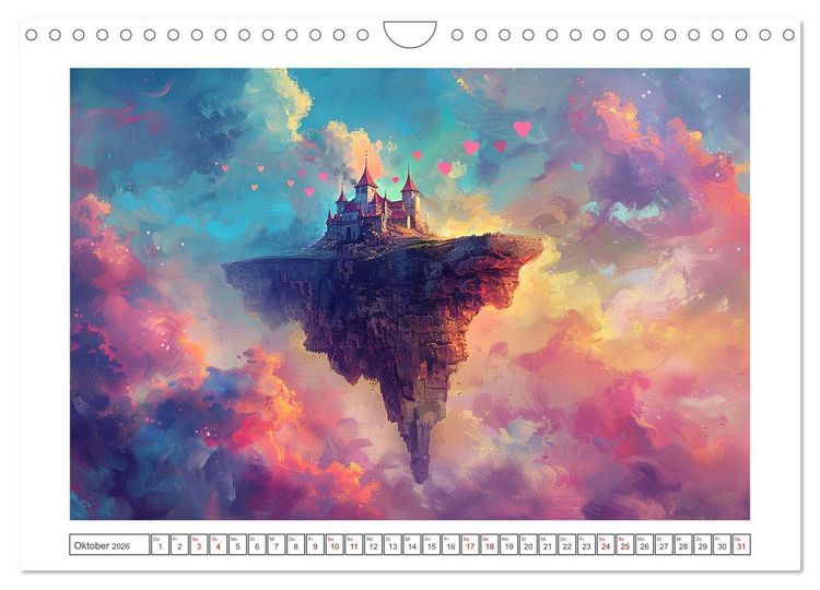 Produktbild: Surreale Traumwelten (Wandkalender 2026 DIN A4 quer), CALVENDO Monatskalender