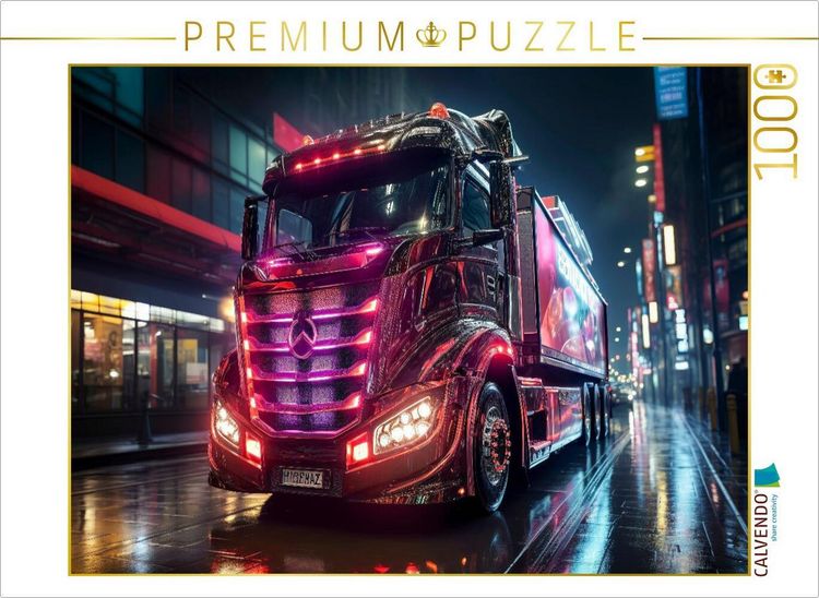 Produktbild: CALVENDO Puzzle Trucks | 1000 Teile Lege-Gr&ouml;&szlig;e 64x48cm Foto-Puzzle f&uuml;r gl&uuml;ckliche Stunden