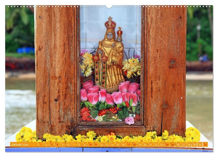 Produktbild: Indien - Das christliche Goa (Wandkalender 2026 DIN A2 quer), CALVENDO Monatskalender