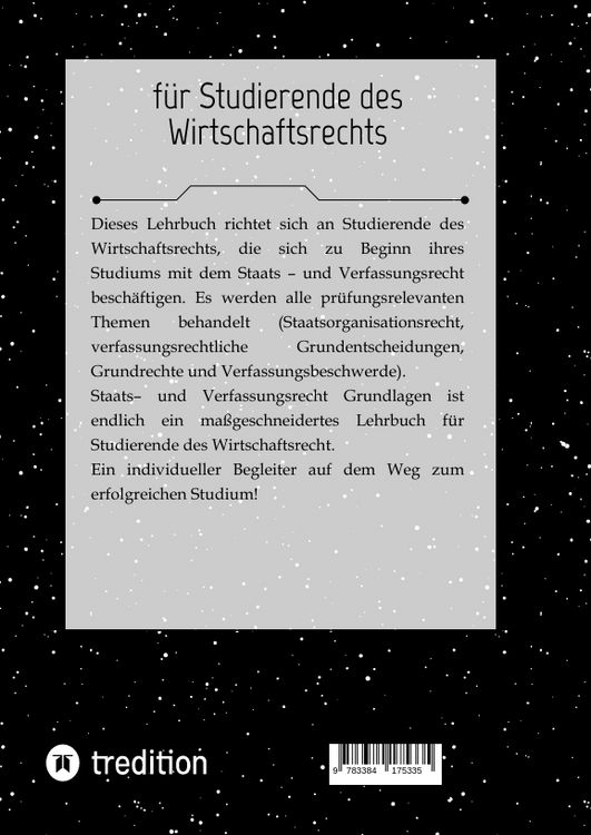 Produktbild: Staats- und Verfassungsrecht Grundlagen