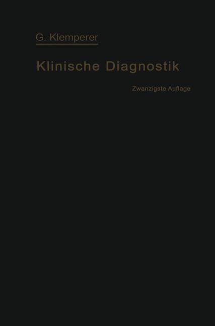 Produktbild: Grundriss der Klinischen Diagnostik