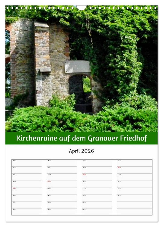 Produktbild: Natursch&ouml;nheiten aus Halle (Saale) (Wandkalender 2026 DIN A3 hoch), CALVENDO Monatskalender